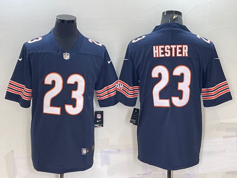 Men Chicago Bears #23 Hester Blue 2022 Nike Limited Vapor Untouchable NFL Jersey->women nfl jersey->Women Jersey